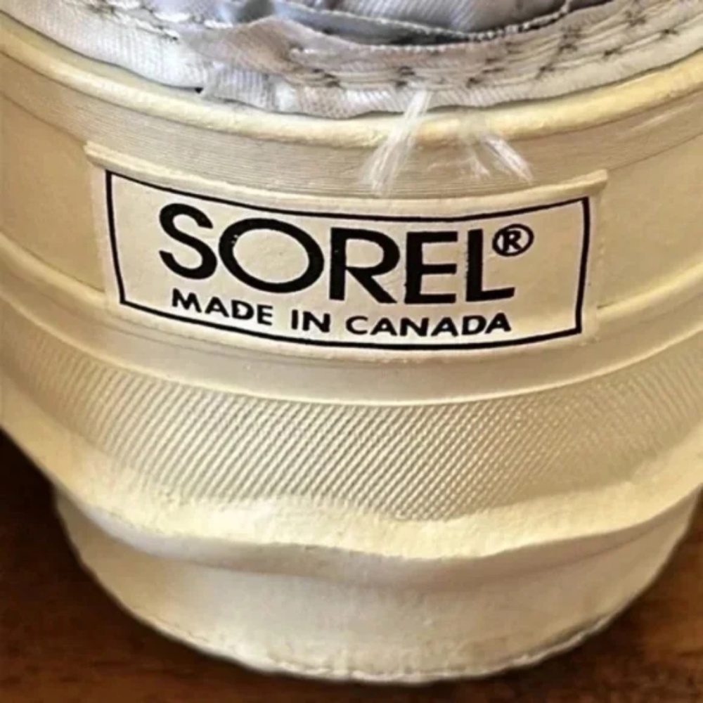 Sorel Snowlion Tall Winter Snow Boots Insulated White & Cream US Women's Size 6 - Picture 11 of 15